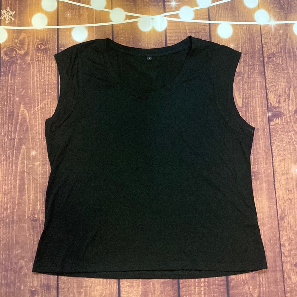 New Black women’s soft Tank top size Large